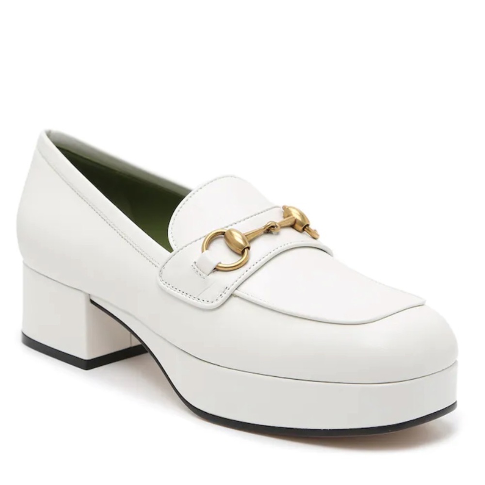 Gucci Houdan 15 Platform Loafer White 36